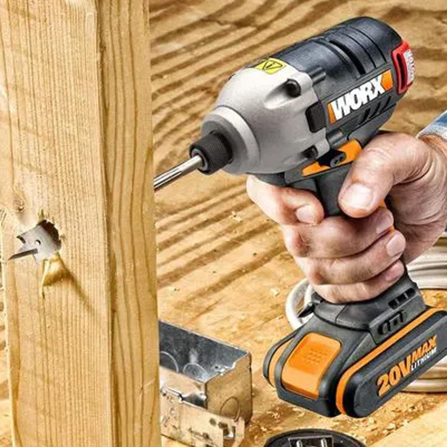 Worx WX261.9 Avvitatore ad impulsi brushless 230nm. 20V a batteria - solo corpo macchina