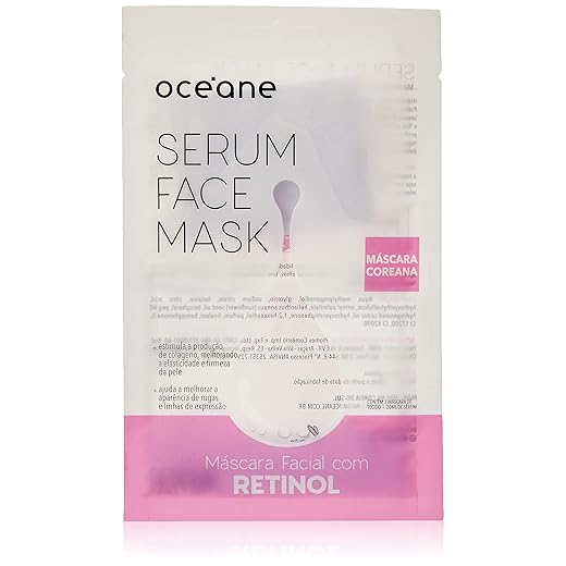 Océane Máscara Facial com Retinol - Serum Face Mask 20ml