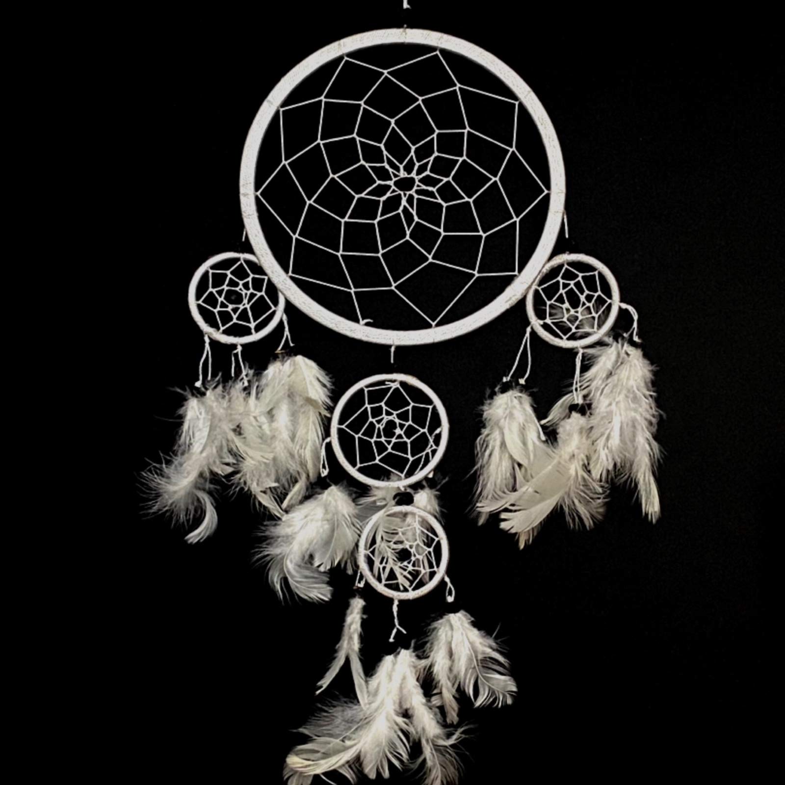 Large White Dream Catchers Feather Kids Dreamcatchers Xmas Stocking Bag Filler