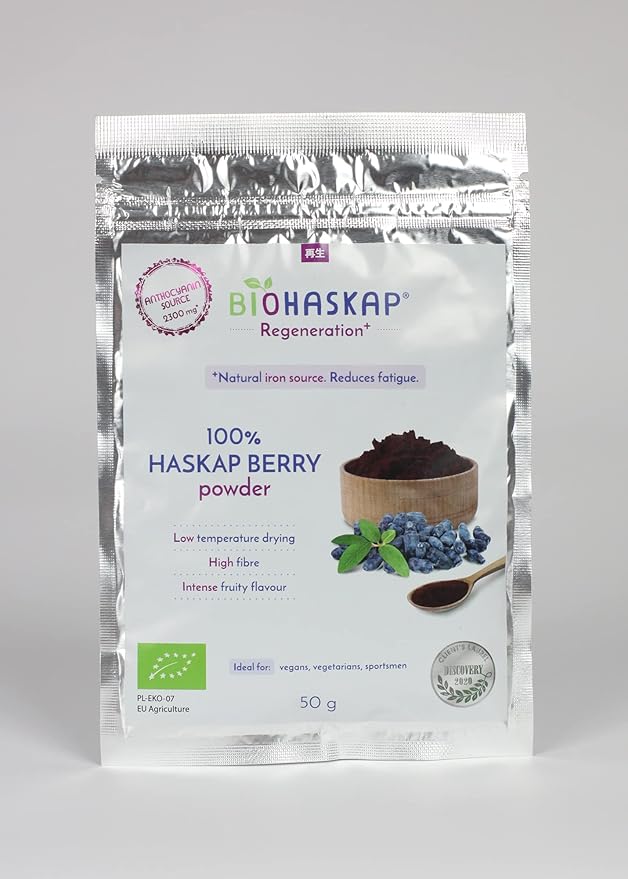 BIOHASKAP Organic HASKAP Berry Powder Regeneration+, 50G