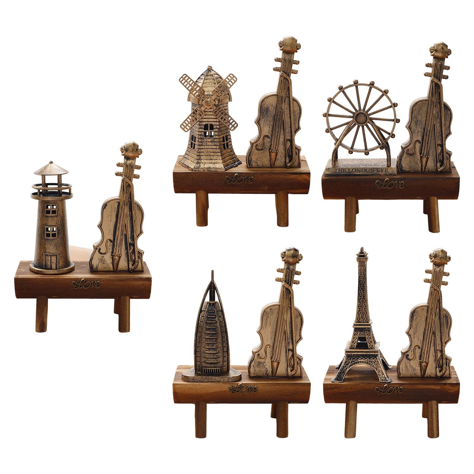 Miniature Wooden Model Crafts Ornament Kids Gift for Desktop Home Decor Windmill | Home & Garden | Home D?©Cor | Other Home D?©Cor-image-17