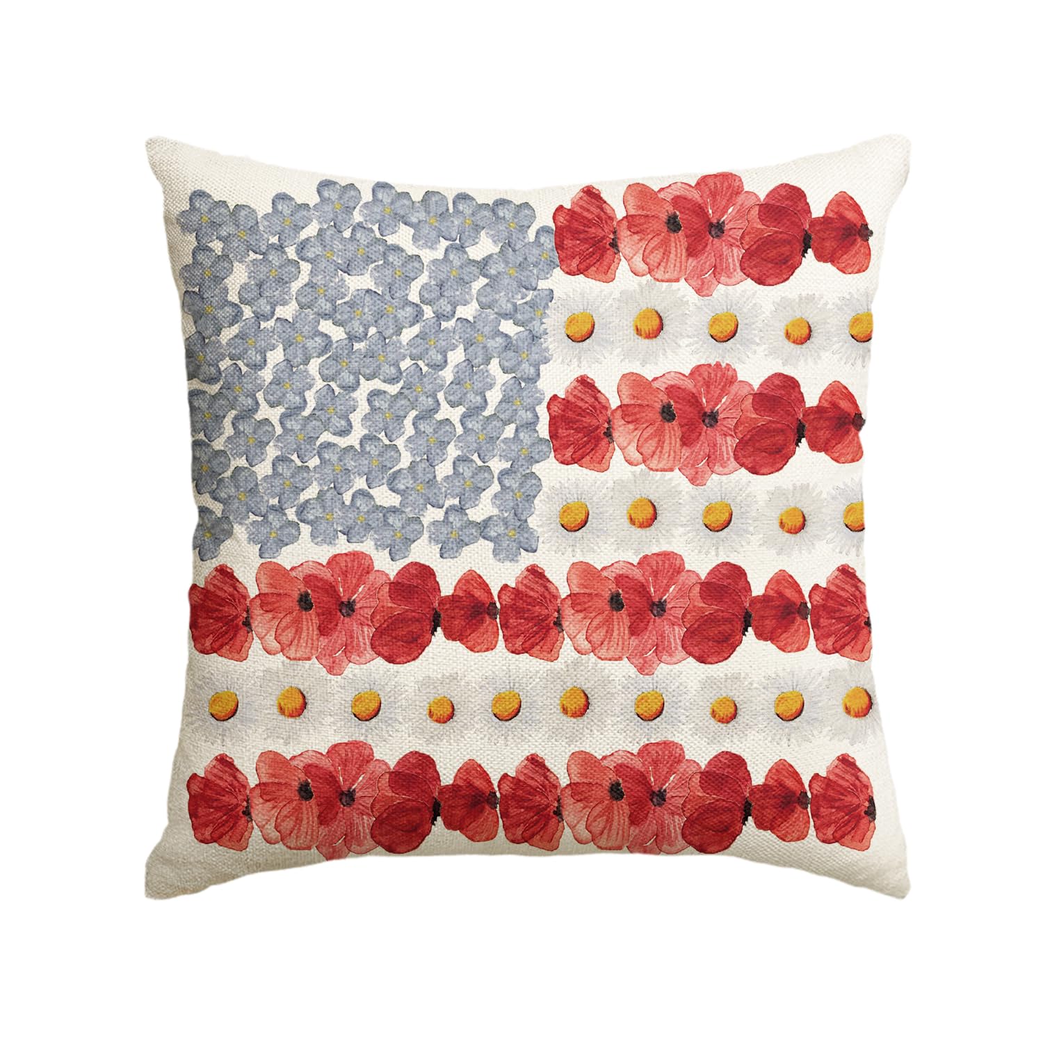 Avoin Colorlife4th Of July Patriotic Independence Poppy Floral