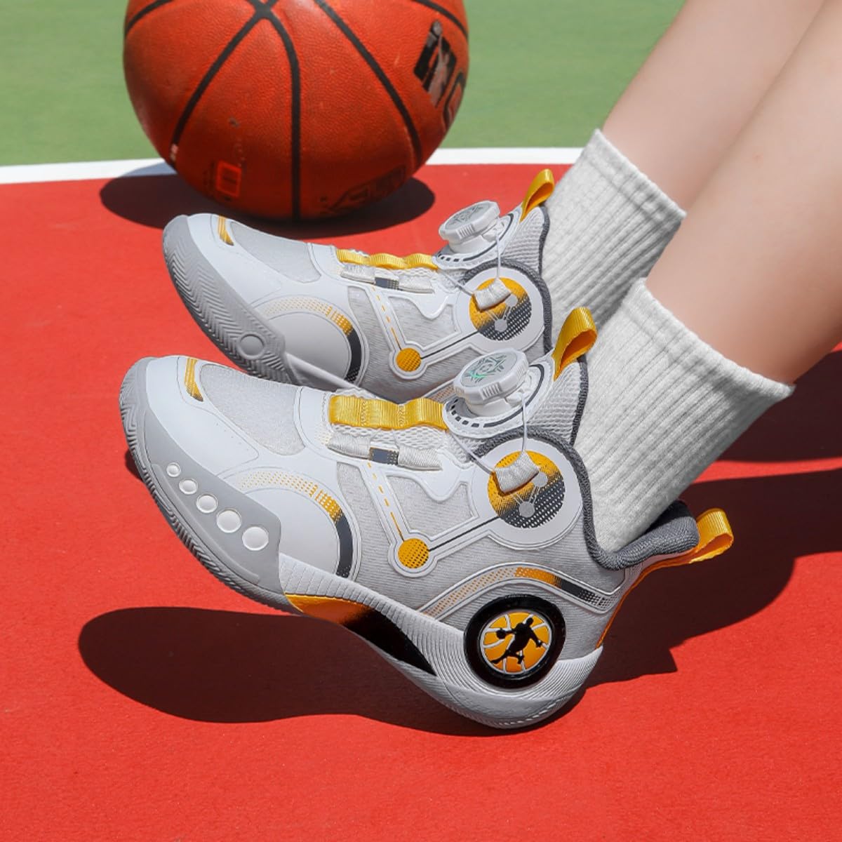 Basketballschuhe für Jungen und Mädchen Basketballschuhe für Kinder KindersportschuheTrainer Komfort Tennis Laufschuhe