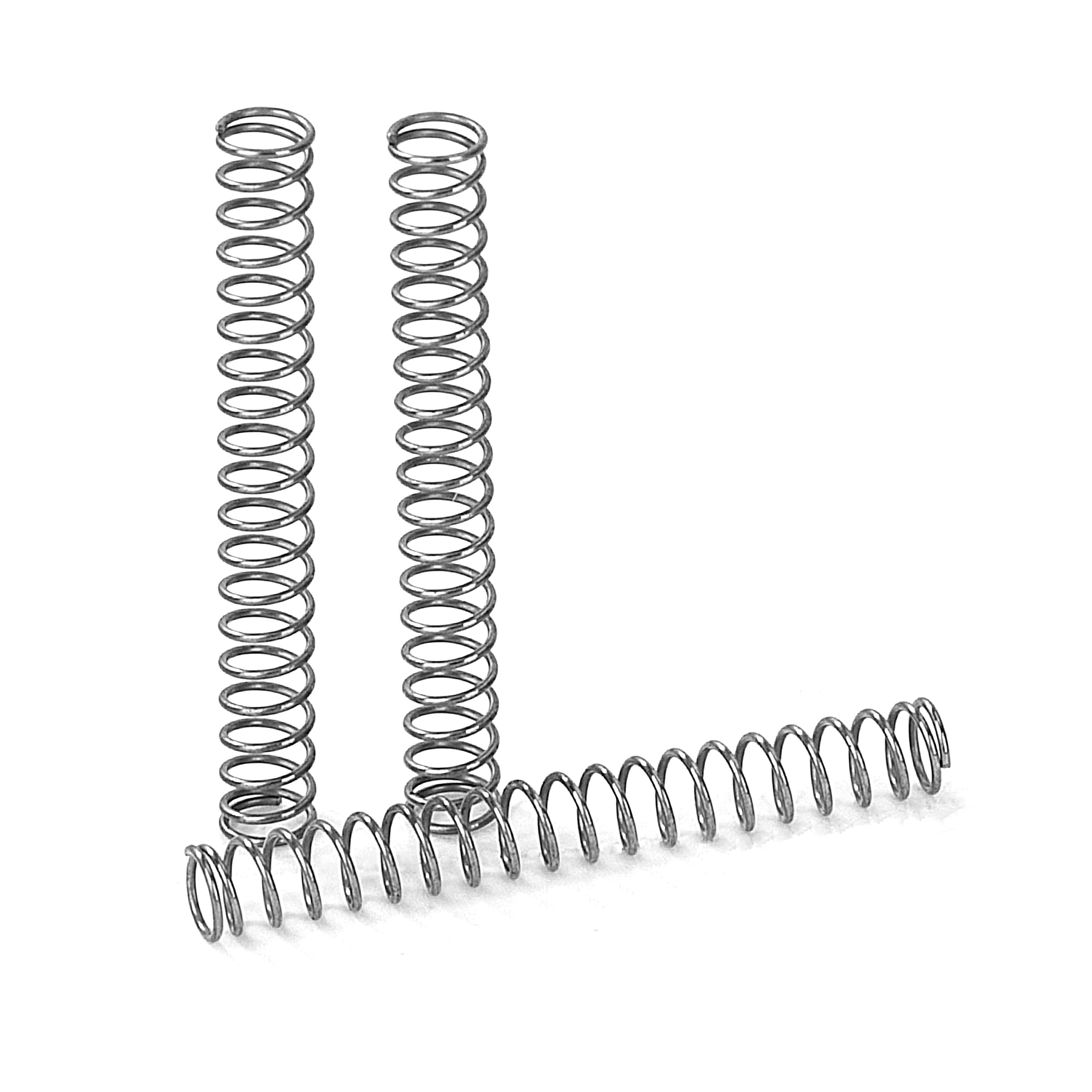 Muelles de Compresión de Acero Inoxidable Resorte 30mm Diámetro Alambre 0,4mm Diámetro Exterior 4mm Fuerza 0,54kg 20 Piezas