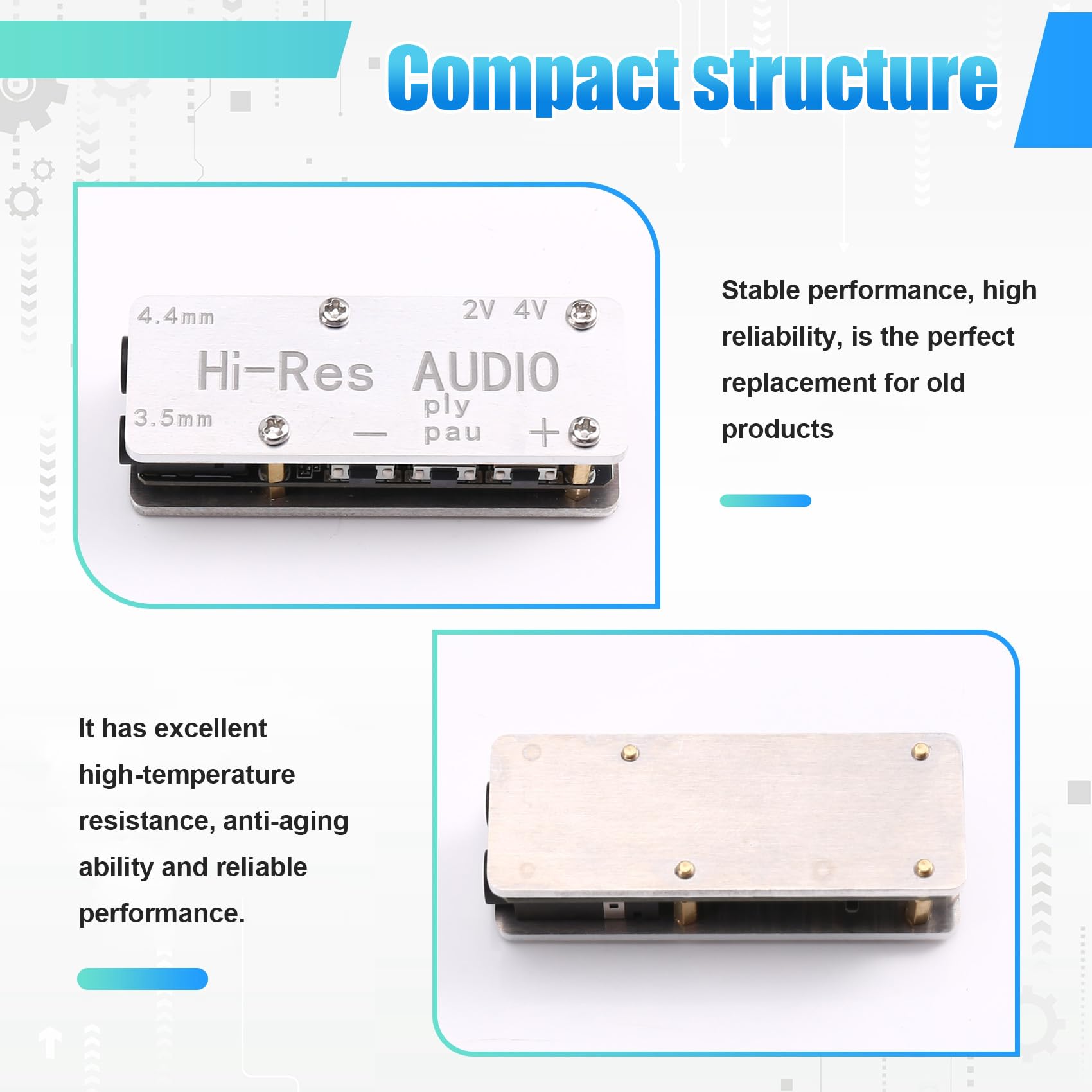 Amplificateur d'Écouteurs Décodage Double CS43198 – HiFi Intégral