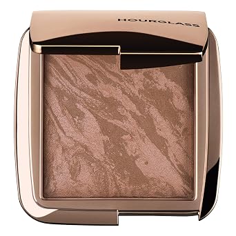 Hourglass Ambient Lighting Bronzer in Luminous Bronze Light. Highlighting Bronzer for a Natural Sun-Kissed Glow