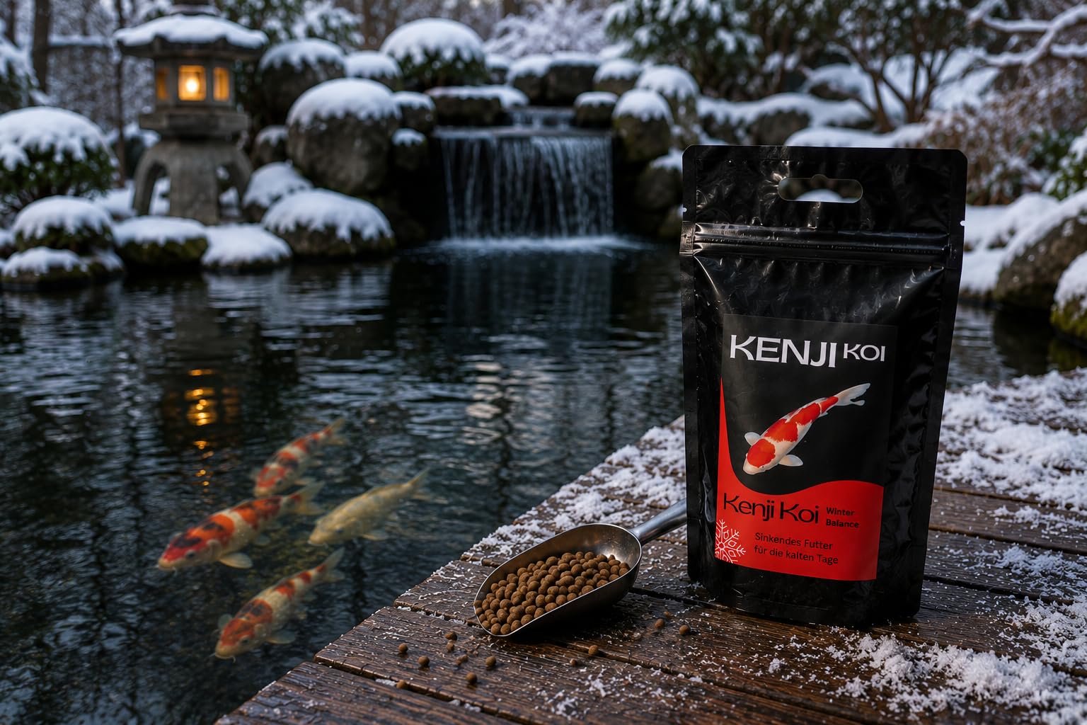 Inverno Balance 5 kg 6 mm – Mangime Koi affondante invernale – Mangime Koi per la primavera, l'autunno, l'inverno | KENJI KOI mangime invernale – mangime affondante per pesci