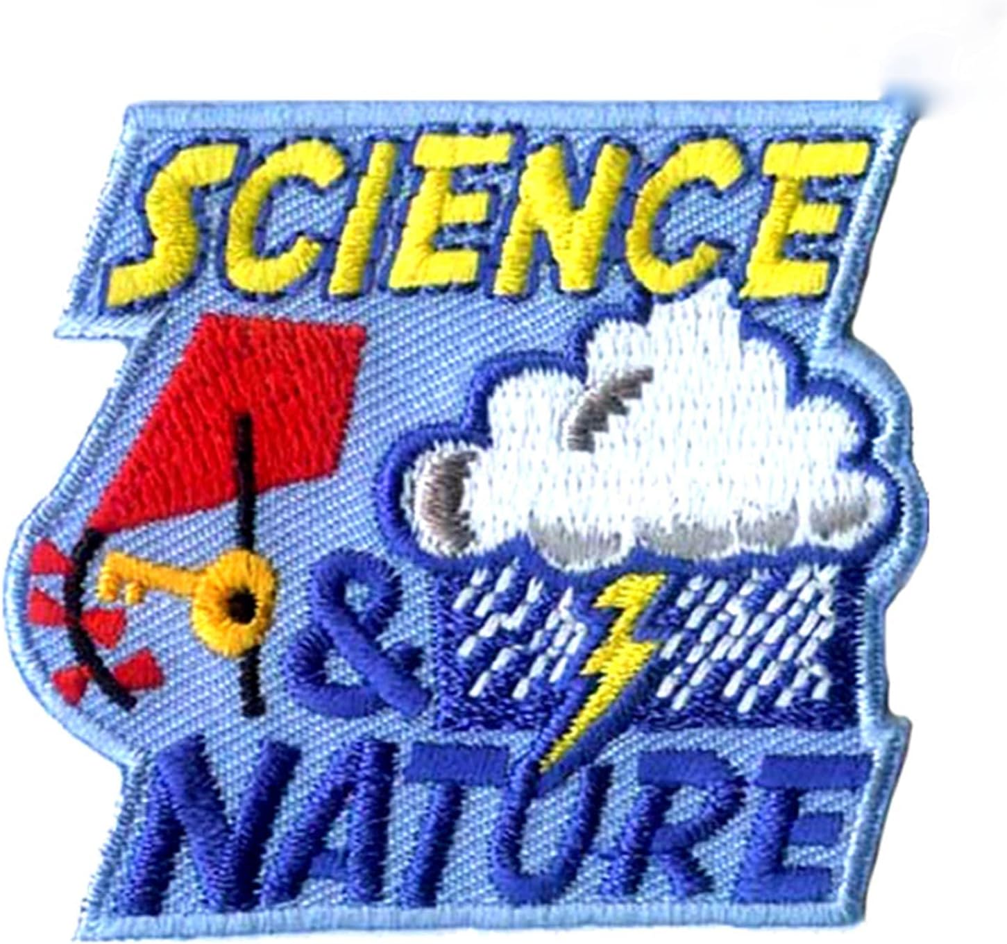12 Pieces 2" Activity Scouts Applique Fun Patches, Science and Technology - STEM (Science & Nature 2)