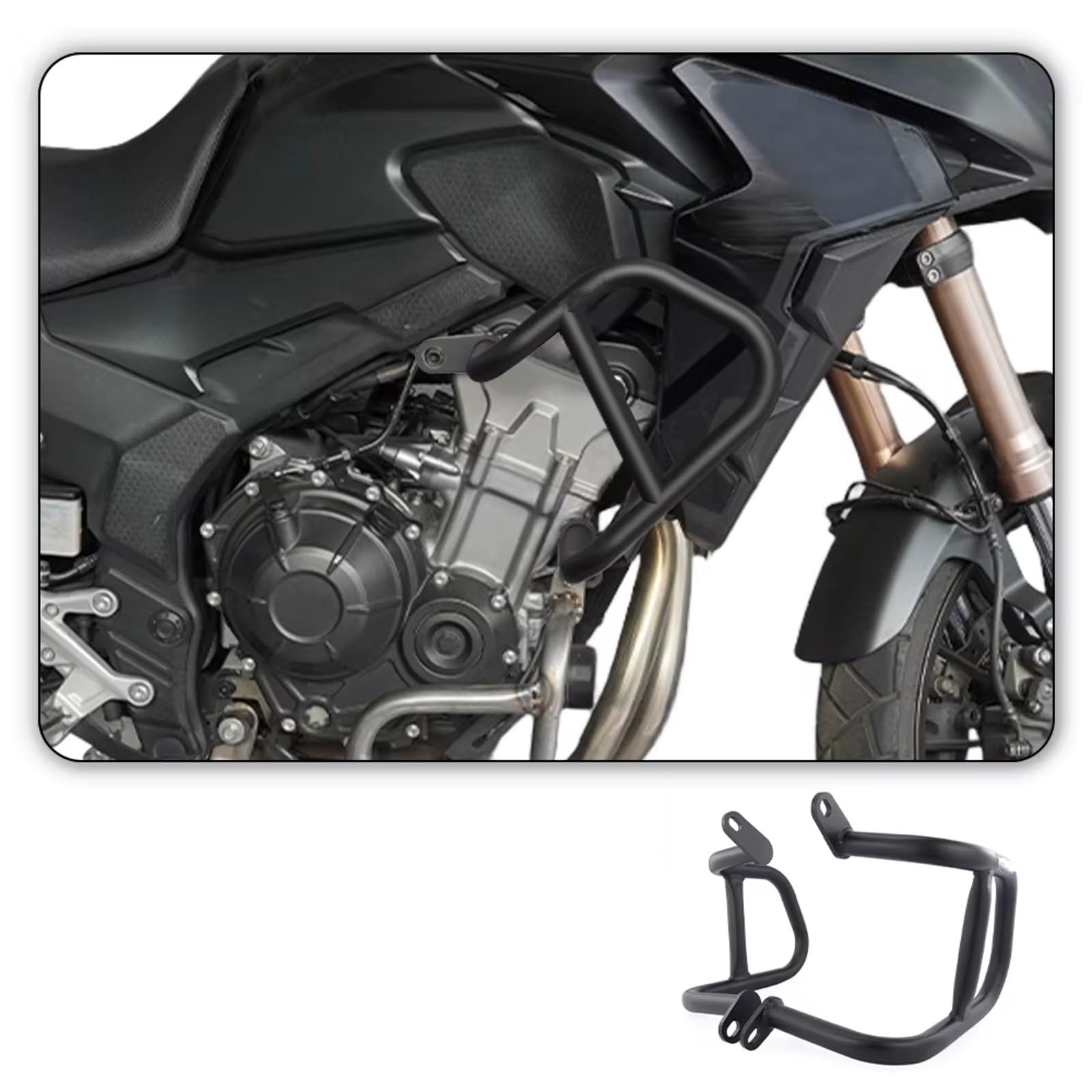 Paraurti Compatibile Con Nx500 2024-2025 Gabbie Per Motociclette Crash Bar Protezione Motore Paraurti Protezione Per Telaio Ferroviario