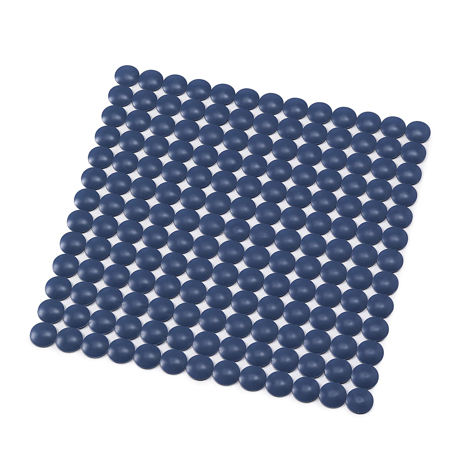 Gedy G-Soap Non-Slip Sink with Suction Cups, Size: 32 x 32, Resin Bath Mat, Blue Finish, R&D Design, Made in Italy, Machine Washable Rug, 2 Years Warranty, Unique