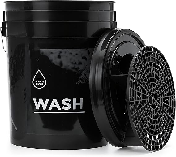 Autowasch Eimerwagen Mit Schmutzsieb - Rollbare Waschstation Für Auto & Motorrad