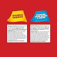 Vista 8 de Cheez-It Snap'd, Chips de galletas de queso, patatas fritas finas, aperitivos para el almuerzo, paquete variado, caja de 22.5 onzas (3 bolsas)