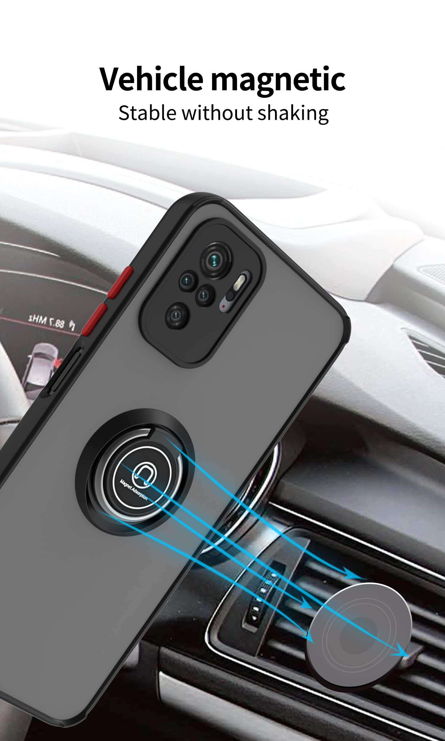 NEINEI Cover Per Xiaomi Redmi Note 10 Pro – Cielo Stellato, Sottile Antiurdo Con Airbag - 2