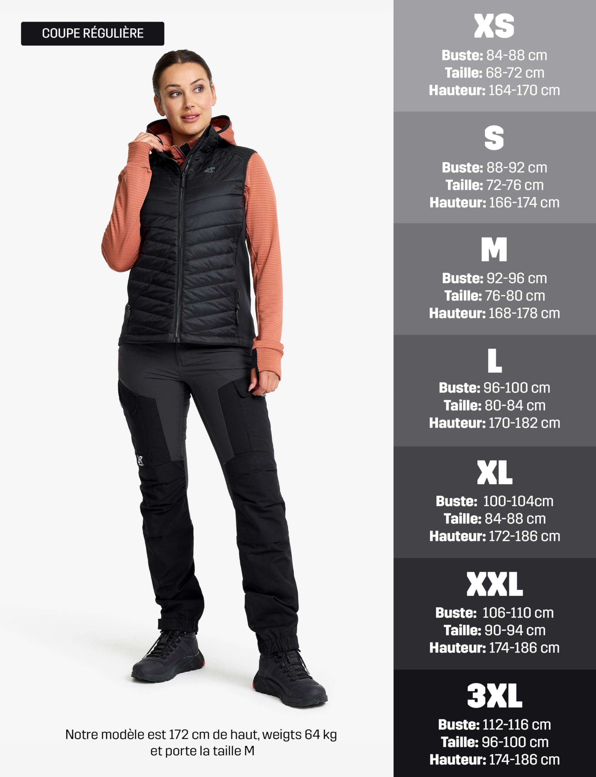 RevolutionRace Radical Insulate Vest pour Femme, Gilet Léger et Isolant pour un Usage Quotidien et Toutes les Activités Outdoor