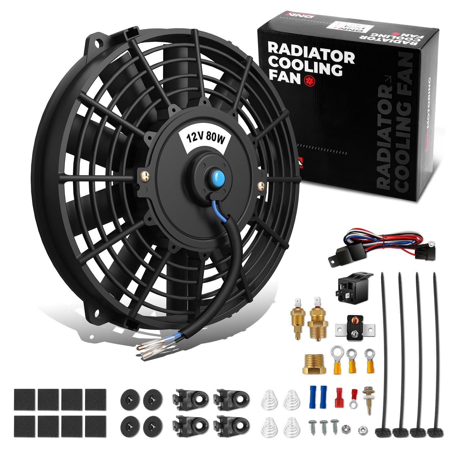 Universal Radiator Fan Switch Snapklik.com : DNA Motoring 7Inch Electric Radiator Cooling Fan ...