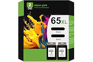 HP 65XL 2-Pack Black Ink Cartridges for HP Envy 5000 Series Printers