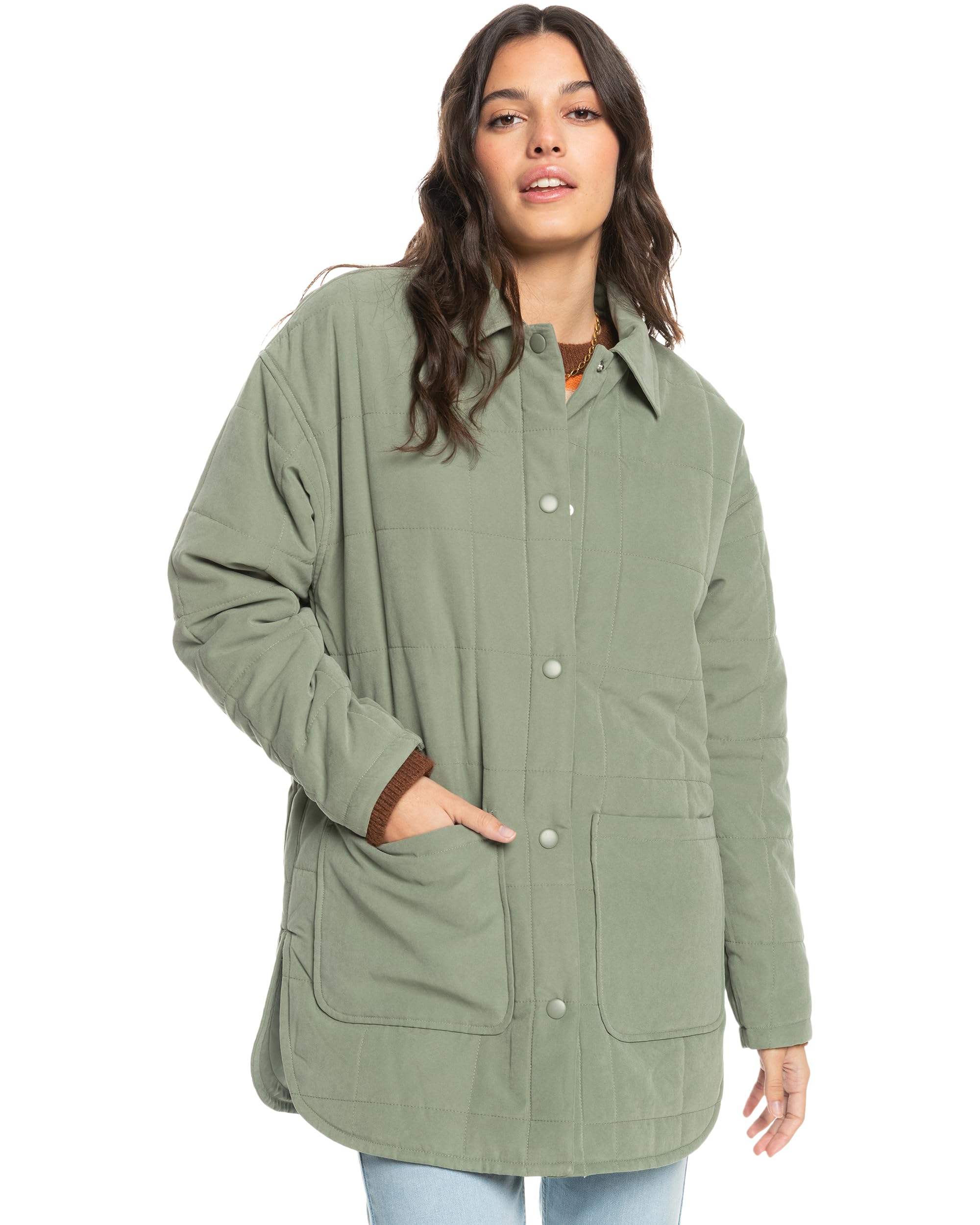 Roxy Quilted Jacket veste matelassée Next Up chaude et légère avec poches zippées - 8