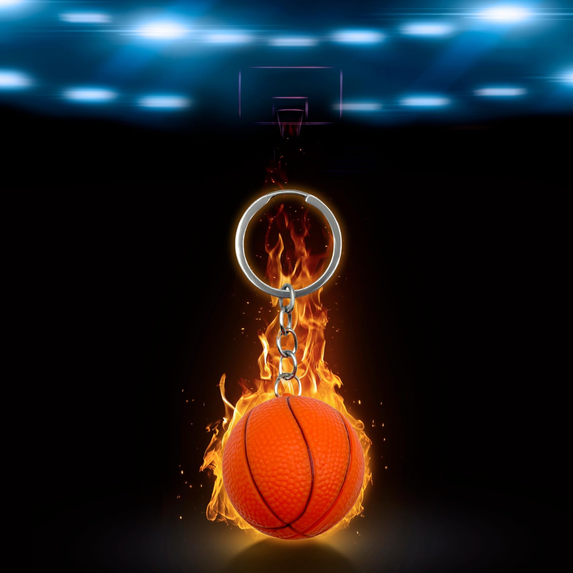 Llavero Baloncesto, Llavero pelota Basket, KeyChain Basket, 1 Unidad - imagen 6