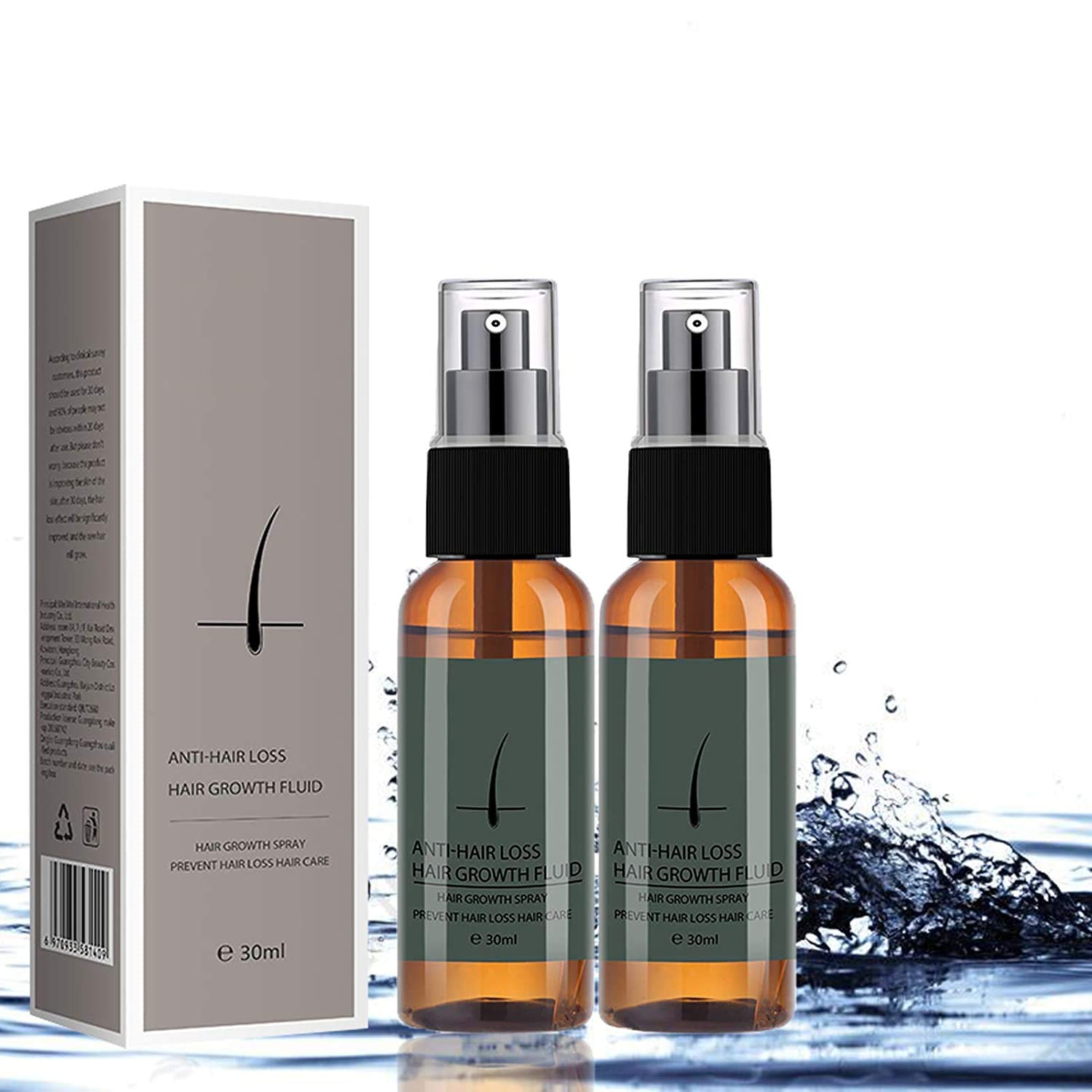 Buy 2Pack Ginger Hair Growth Serum Spray, Wild Growth Hair Spray for