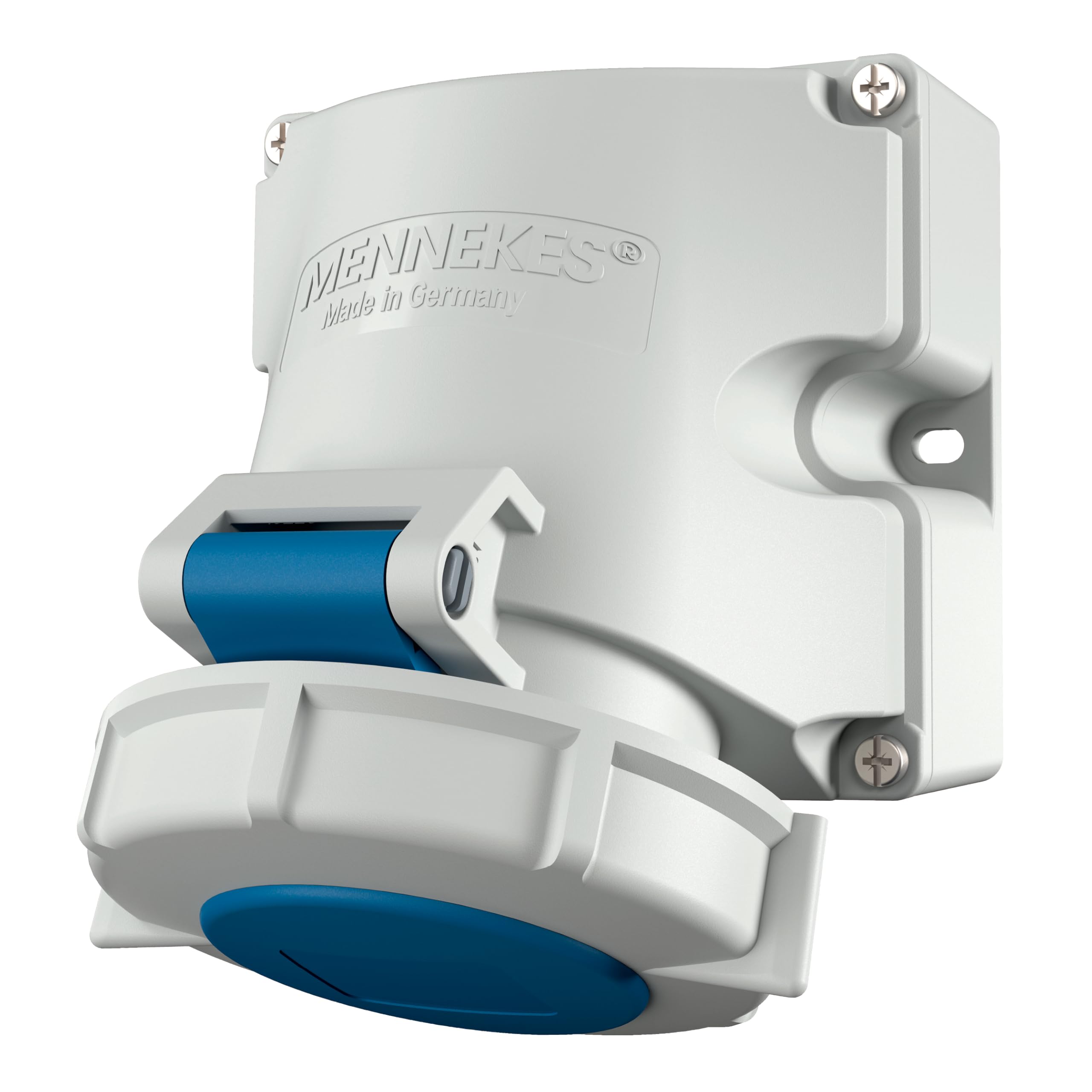 MENNEKES CEE Wandsteckdose, 16 A, 3-polig, 230 V, IP67, TwinCONTACT