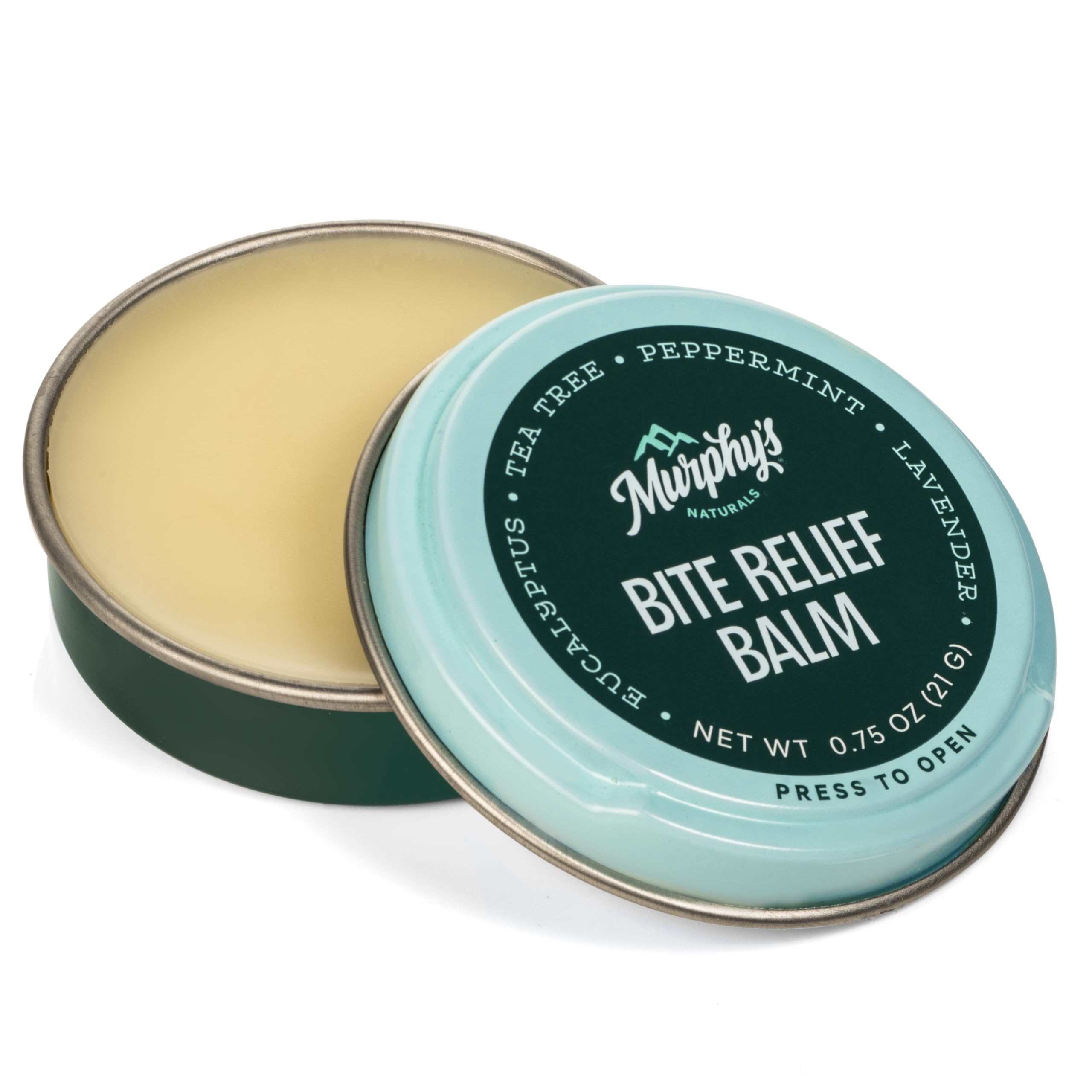 Murphy's Naturals Insect Bite Relief Soothing Balm | Plant Based, All Ingredients | Travel/Pocket Sized | 0.75oz