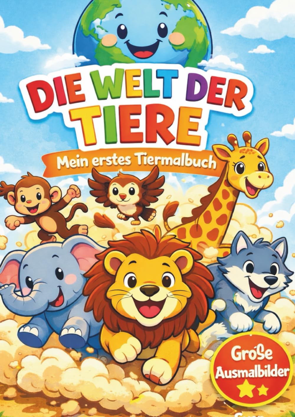 Die Welt der Tiere: Mein erstes Tiermalbuch