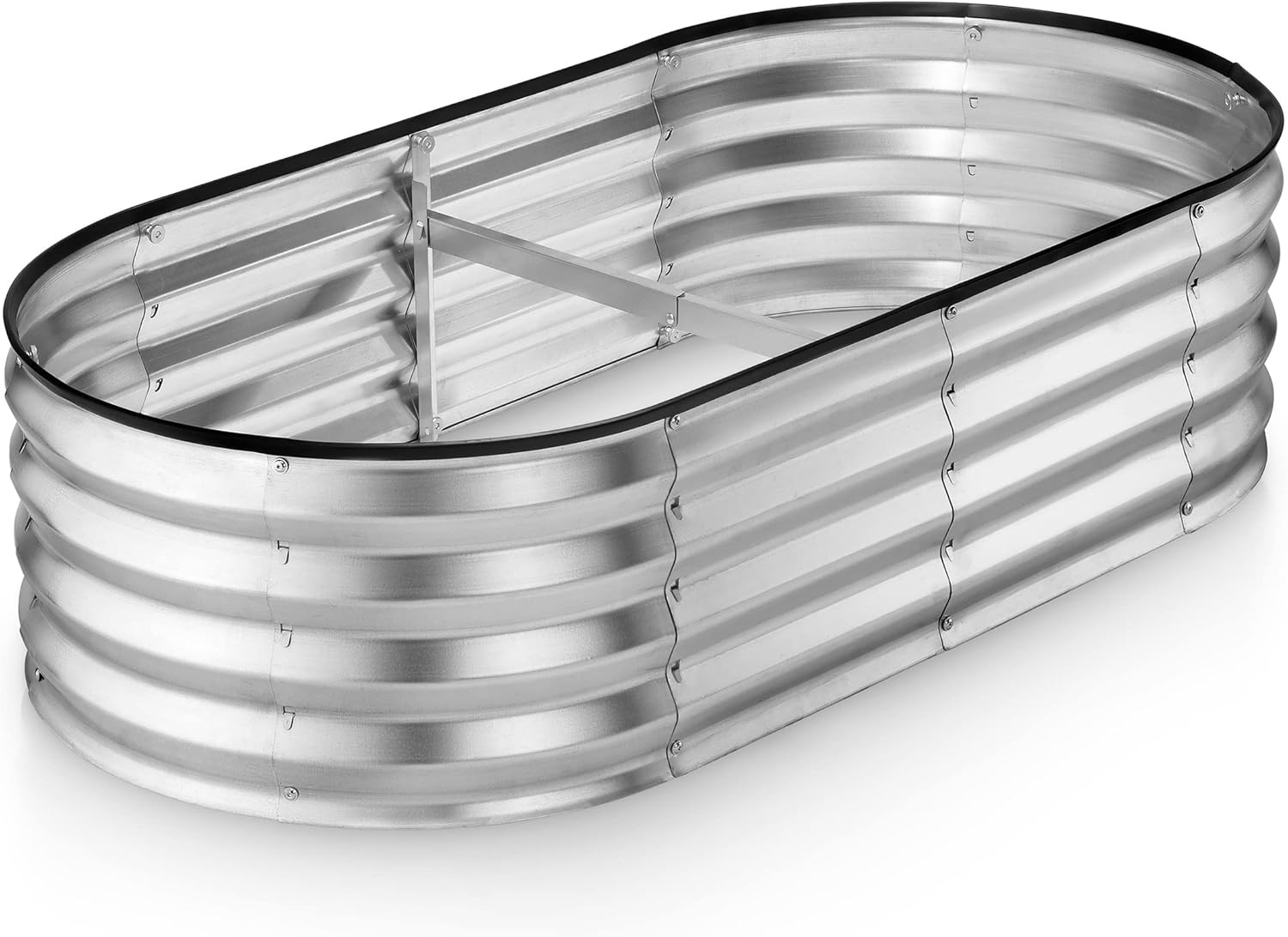 Galvanized Raised Garden Bed Outdoor // 4×2×1 ft Planter