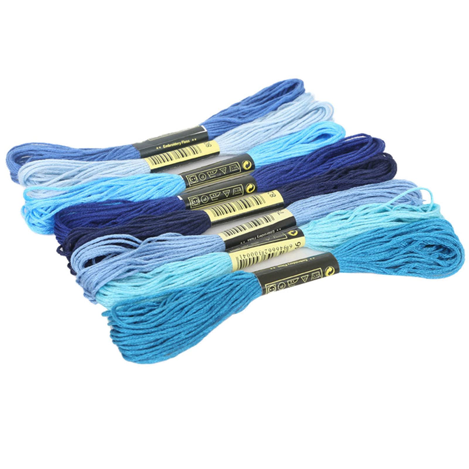 8-Pack Embroidery Floss Skeins - 7.5m Each, Assorted Grey Shades, For Bracelets, Crafts & Sewing - View #10