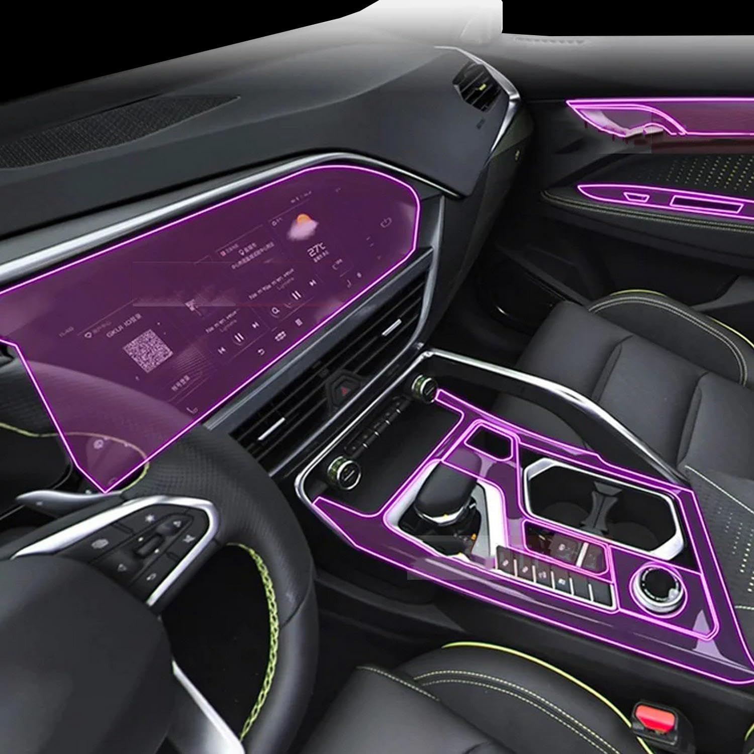 Film de protection voiture Geely Tugella 2021-2023 finition invisible luxe