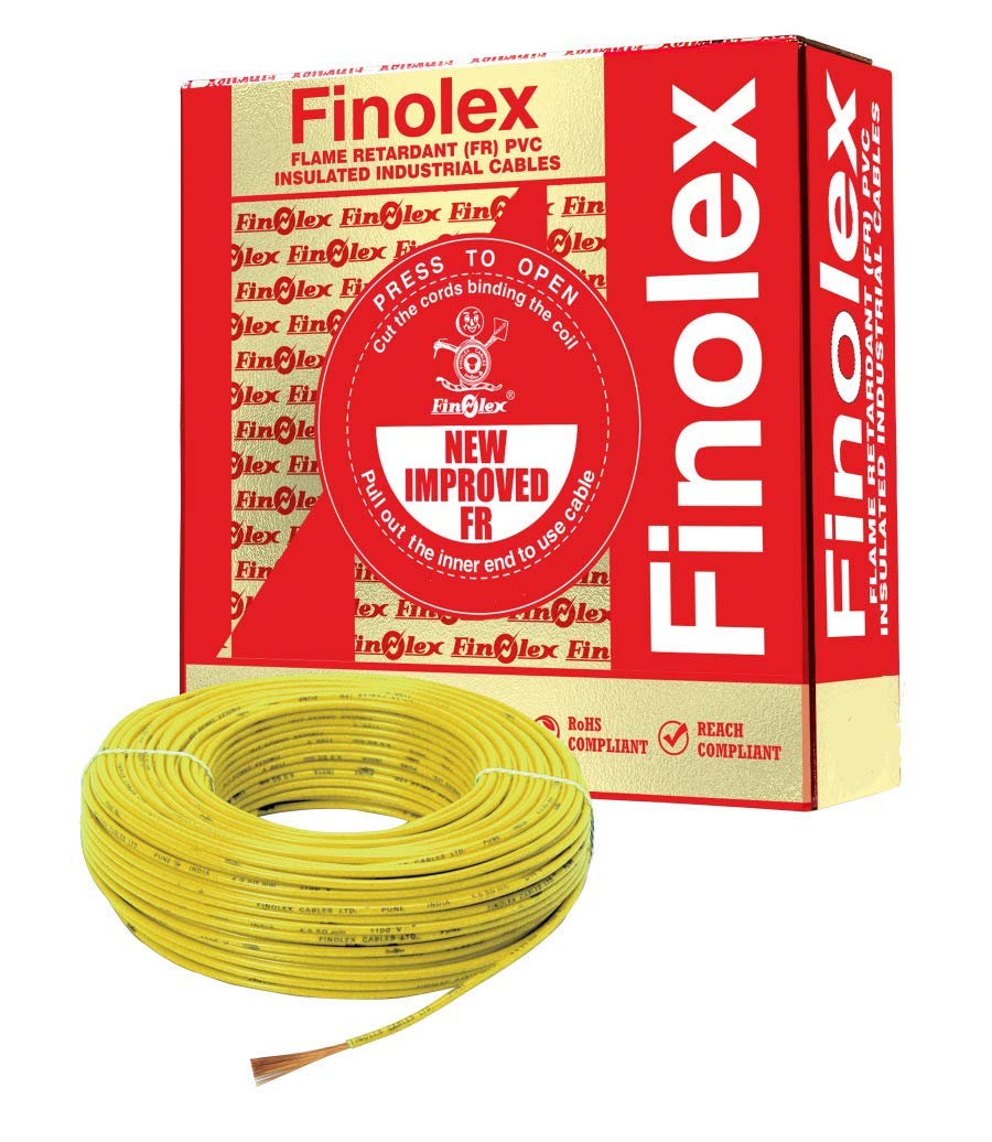 Finolex FR PVC Silver 1.00 SQ.MM Insulated Wire for Industrial & Domestic Use | Home Electric Wires | Blue Color 90 Meter — Amazon image 3