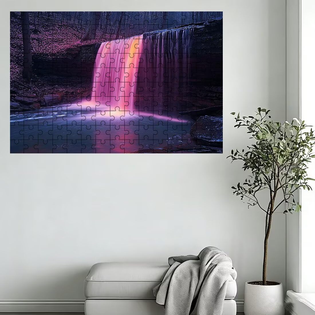 Puzzle 5000 elementów dla dorosłych, puzzle 5000 elementów jesień, natura puzzle dla dorosłych z wykwintnym pudełkiem do pakowania, gry edukacyjne, duże drewniane puzzle, prezent dla kobiet - 1795