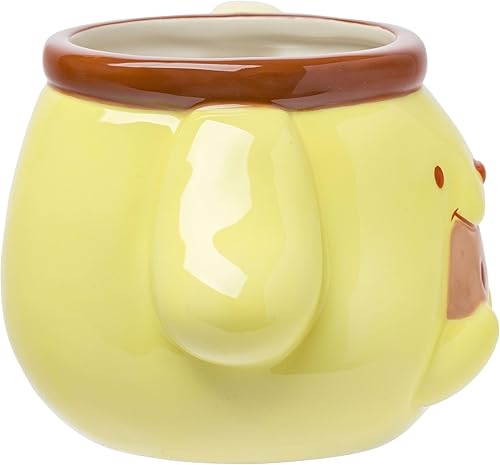 Miniatura 3 de Silver Buffalo Sanrio Hello Kitty and Friends Pompompurin - Taza de cerámica esculpida en 3D, 20 onzas