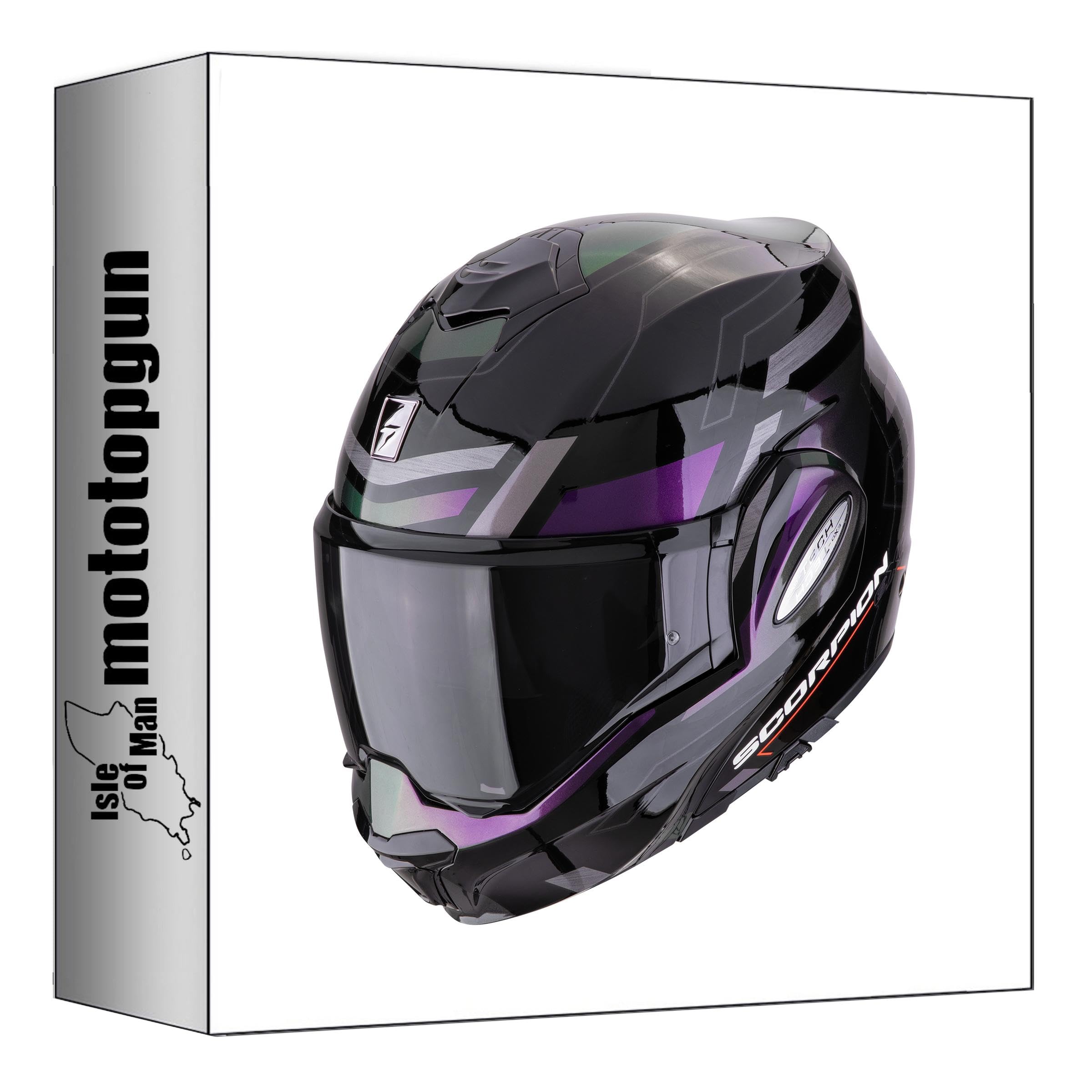 Casque Scorpion Exo-Tech Evo Conquer modulable à ouverture 180° - 4