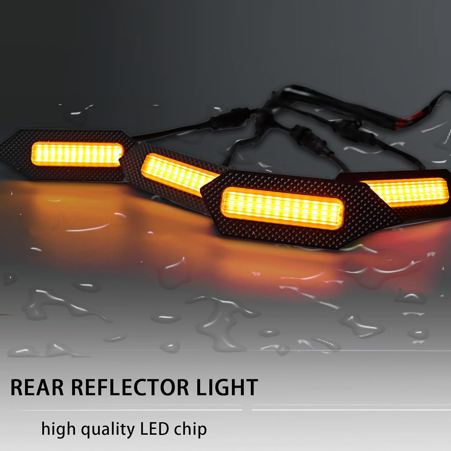 4pc Smoked Housing Amber LED Front Grille Lights DRL Feature Kit for Toyota Tacoma 2024 TRD Off-Road Crew Cab Pickup Accessories
