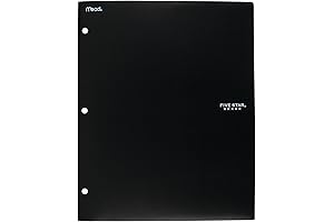 Five-Star Black Stay-Put Folder: A Reliable Document Organizer for Everyday Needs