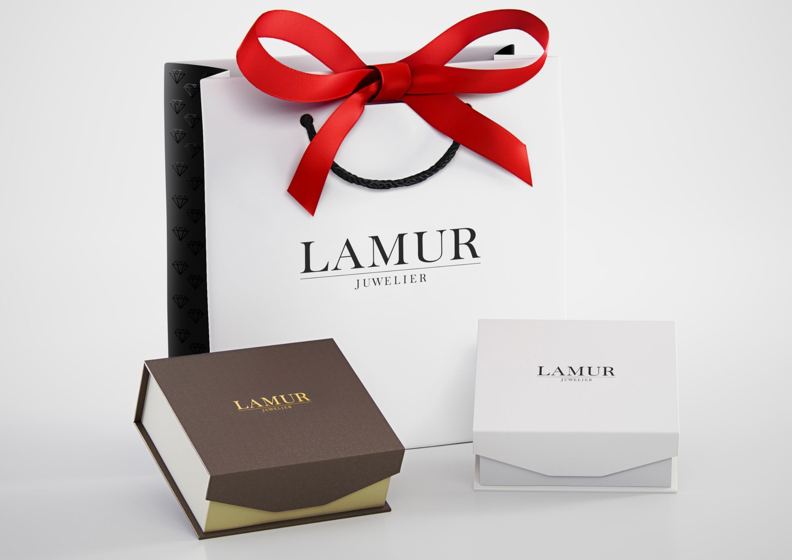 LAMUR Ohrringe aus 585er-Gold, Goldohrringe für Damen, Damenschmuck aus Gelbgold, Englischer Verschluss