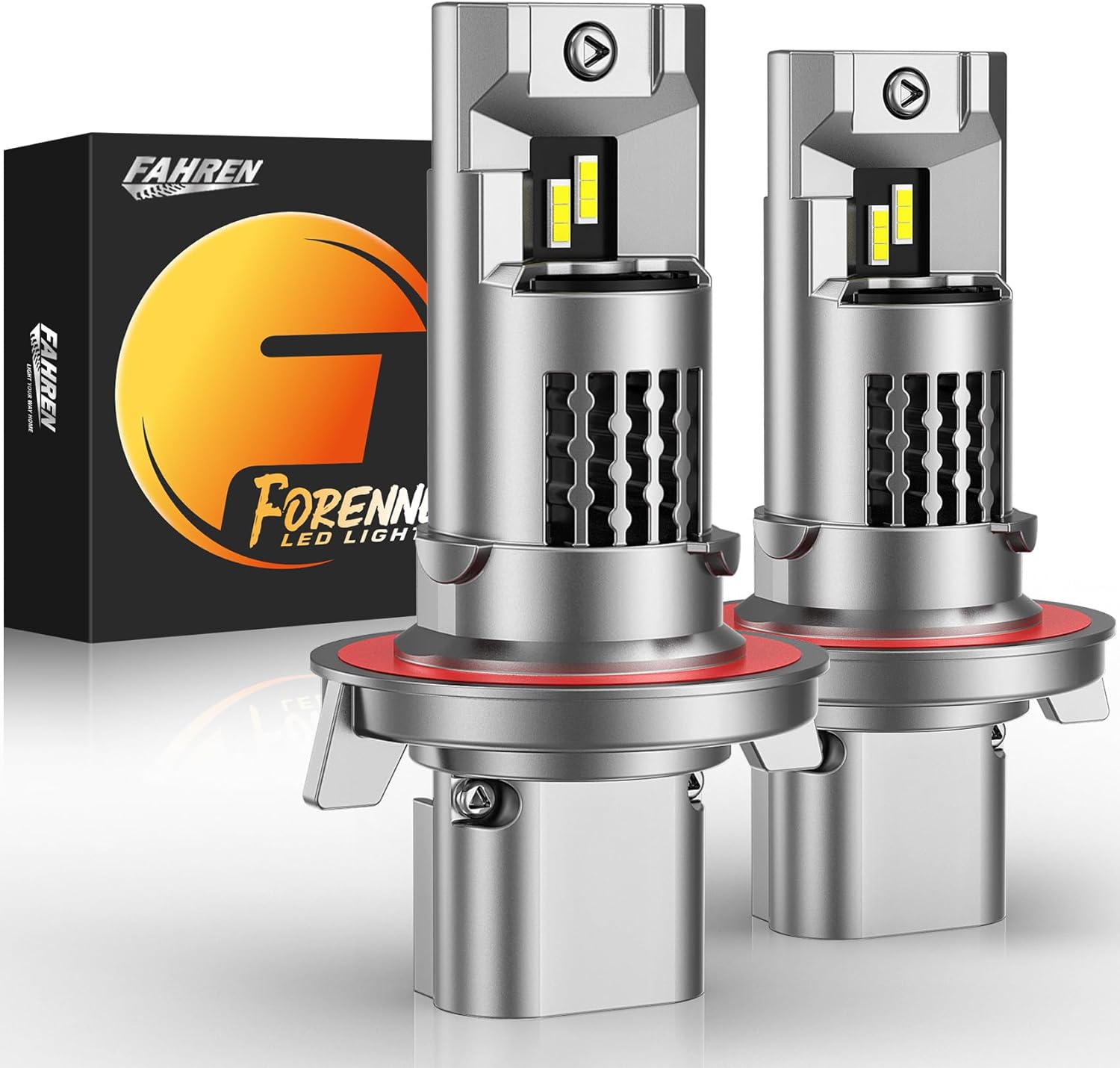 Forenner Fahren 2023 Upgraded H13/9008 LED Headlight Bulbs, 24000LM