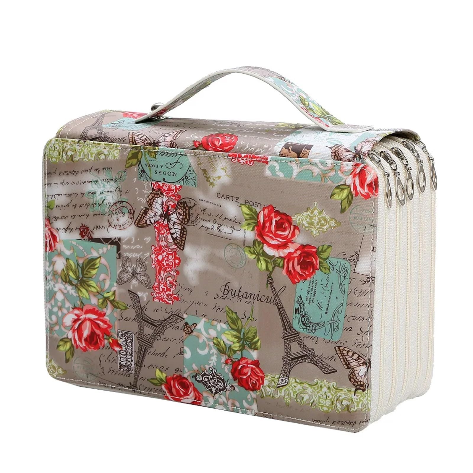 Federmäppchen Federmäppchen mit 250 Fächern. Federmäppchenzubehör | Ästhetischer Schreibwarenbox-Organizer mit 5 Fächern(Style 10)