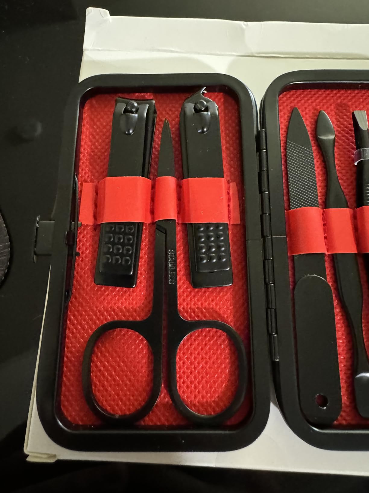 RedFlow Manicure Set 8 in 1 Nail Clipper Set,RedFlow Nail Clippers,Fingernail & Toenail Clippers,Manicure Tools,Pedicure Tools,Suitable for Travel Manicure Kit,Nail Set Kit with Everything Profe (Blue) 8-piece