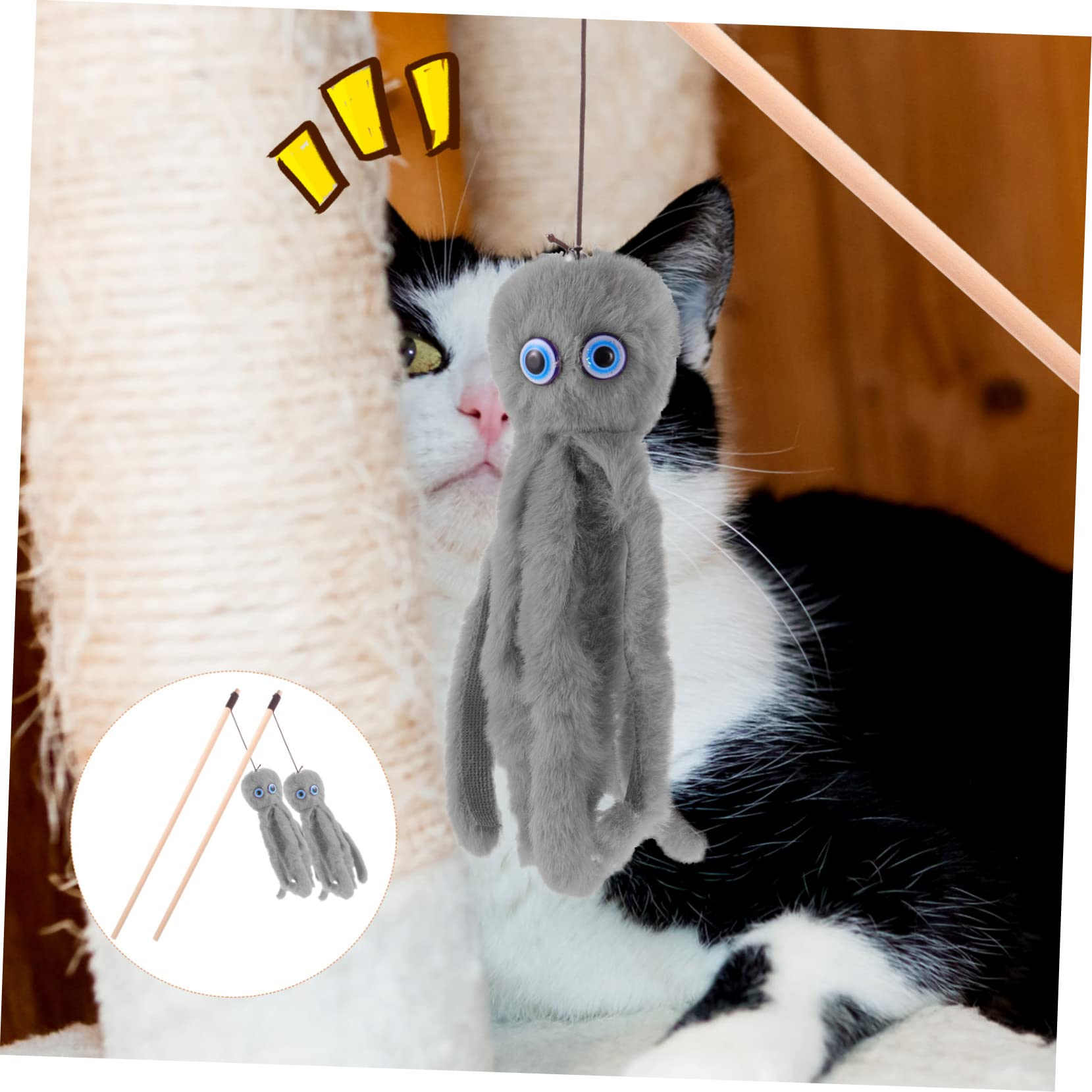 VANZACK 4 Set di Giocattoli Interattivi per Gatti da per Gatti Divertenti E Adatti A Gatti da 2 Pezzi * 4