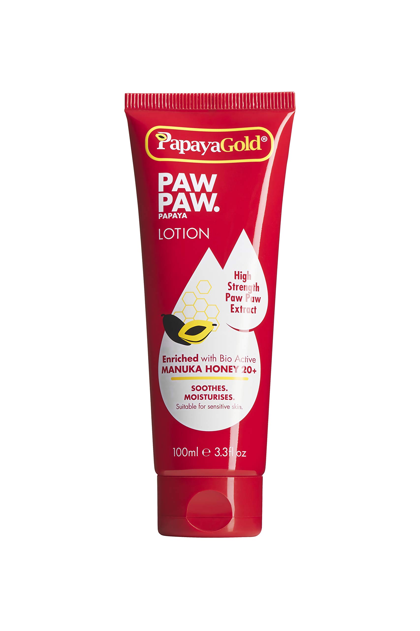 PapayaGold Paw Paw Moisturising Lotion with Manuka Honey, 100ml