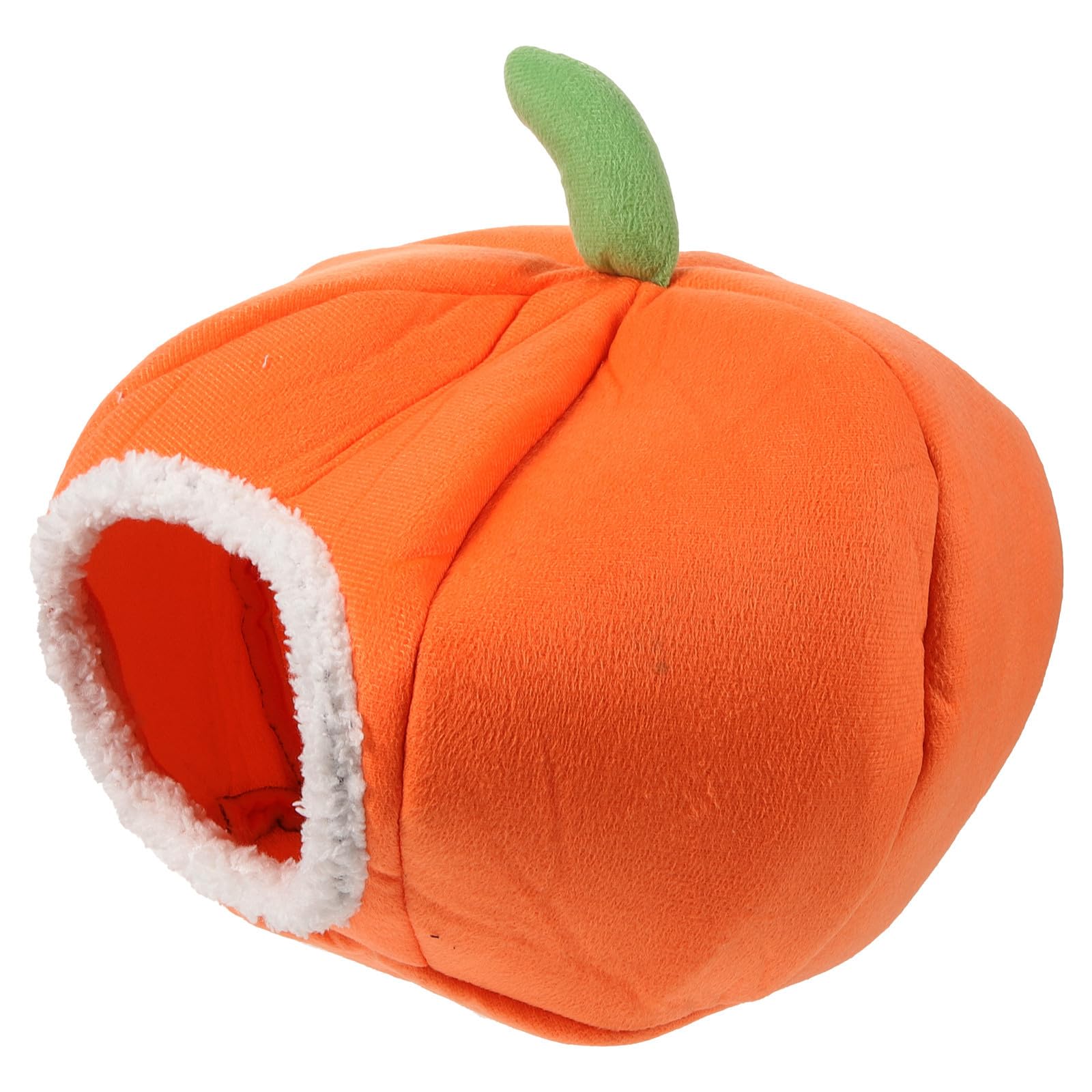 Nido para hámster Abaodam con tela térmica y aislamiento contra el frío en forma de calabaza