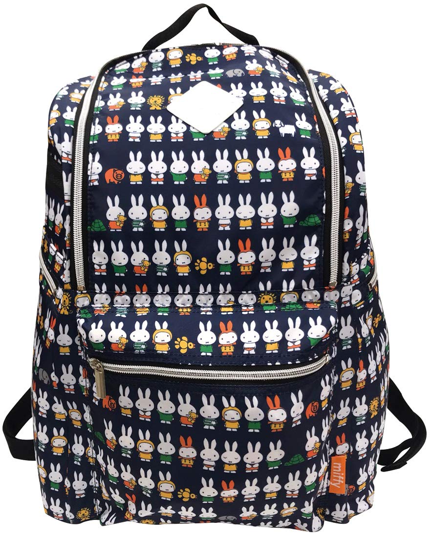 Amazon.co.jp: ミッフィー miffy マザーリュック 背面ポケット付き 