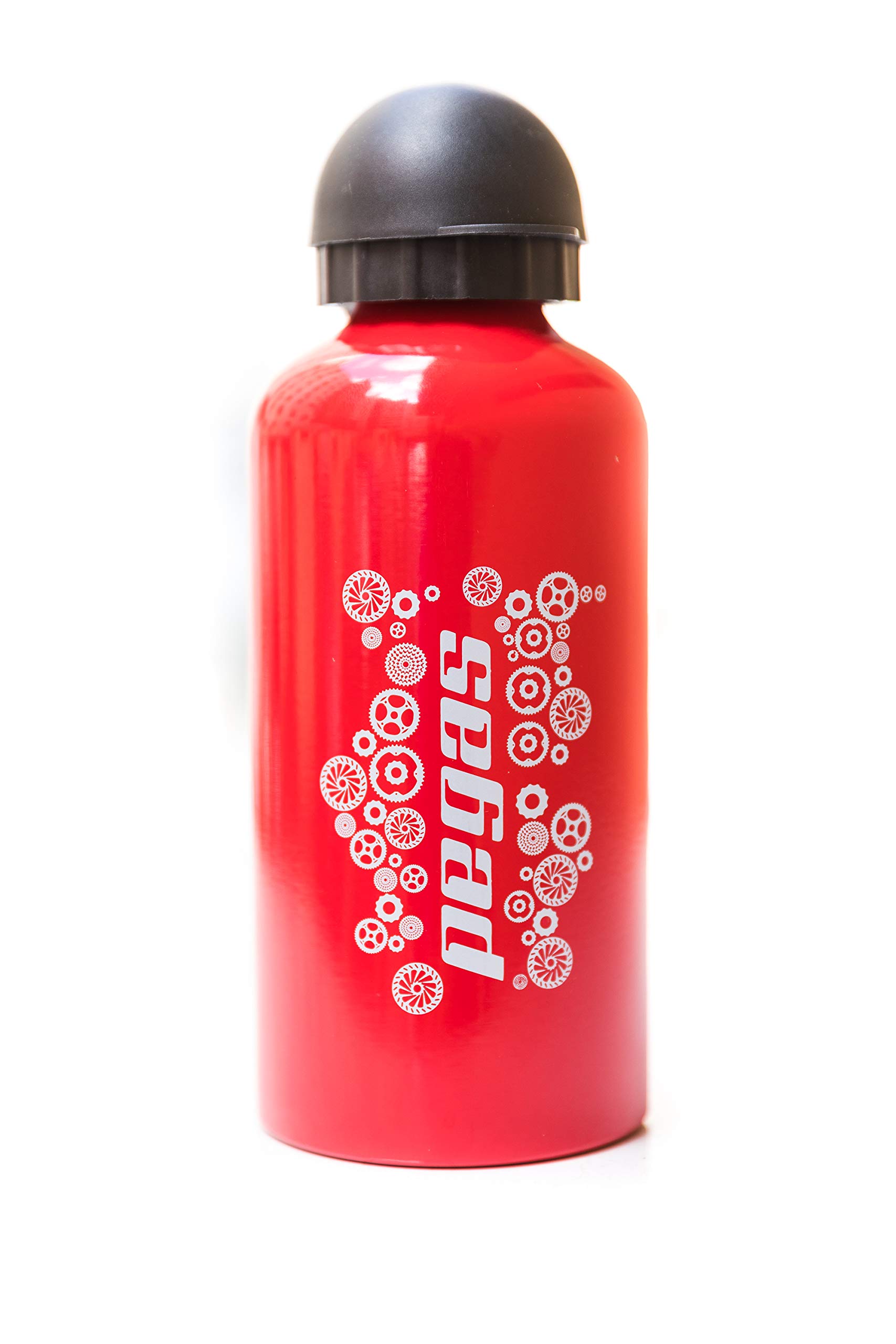 Pegas - Borraccia per bicicletta, portabottiglie, accessorio per bici da città, eBike Comfort MTB, Rosso 500 ml