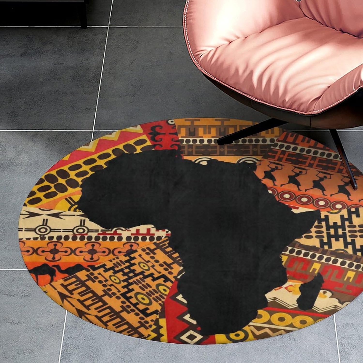 Amazon.com: Yandier African Map Black History Afro African Prid Ultra ...