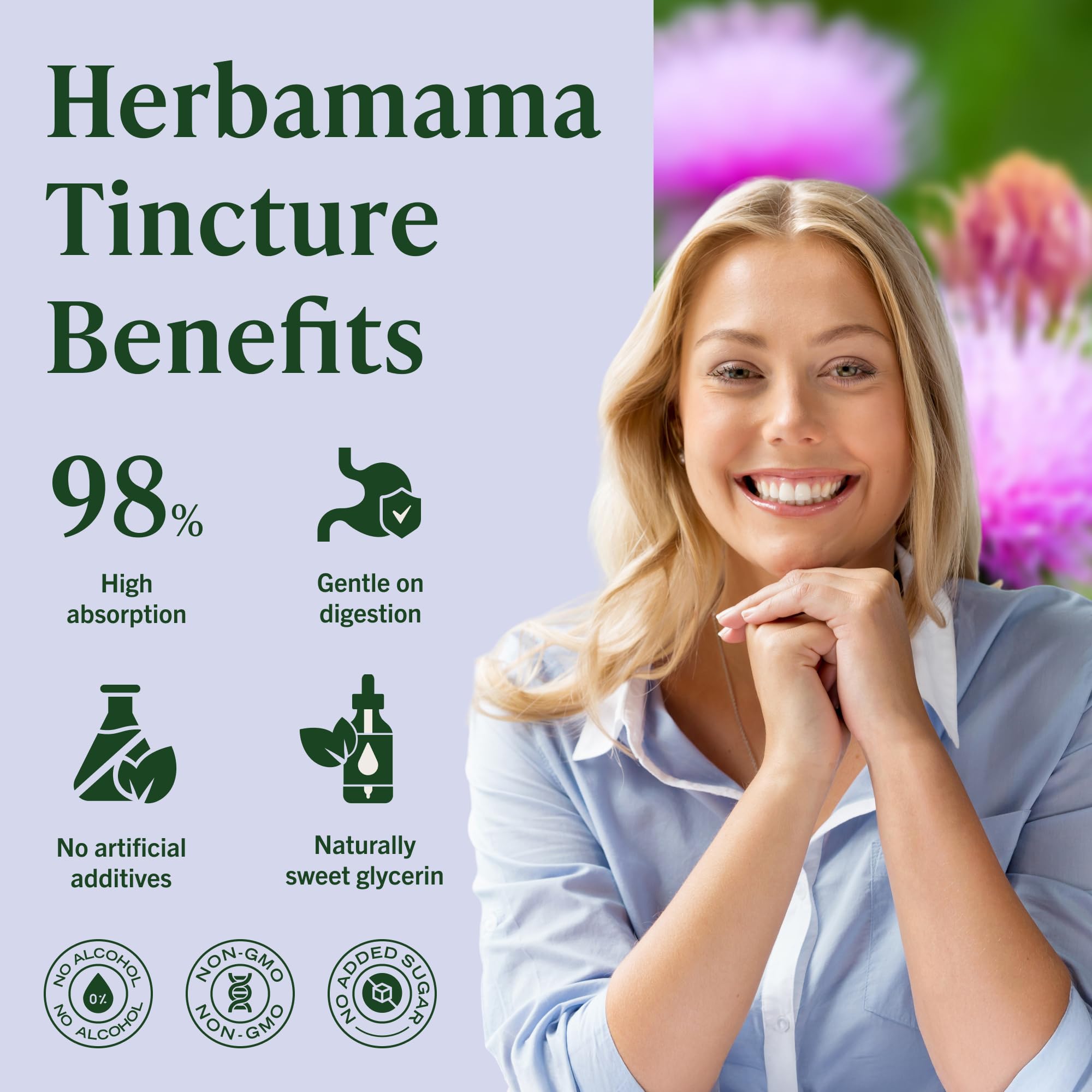 HERBAMAMA USDA Organic Milk Thistle Supplement for Liver Detox - 4 oz — Amazon image 6