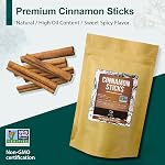 Soeos Cinnamon Sticks, Star Anise & Whole Cloves, Bulk Spices 114g Each (342g Total), Authentic Refill for Kitchen, Baking & Cooking.