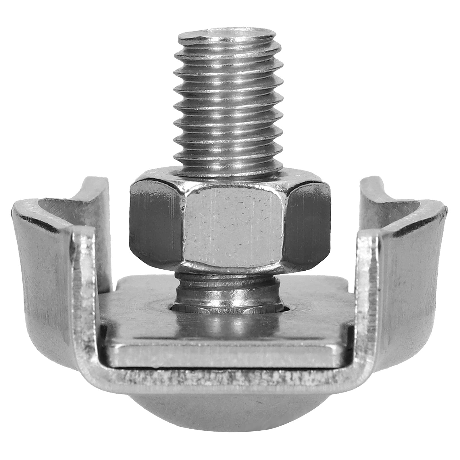 Cocoarm Clip per Funi Metalliche Morsetti per Cavi in ​​acciaio Inossidabile 304 Dispositivo di Bloccaggio Singolo 3 Dimensioni M2 M6 M10 per Manovre di Cavi per Funi Metalliche su e Costruzioni
