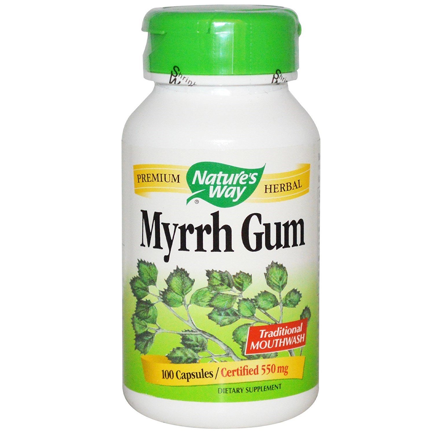 Nature's Way Myrrh Gum, 100 Capsules (Pack of 2)