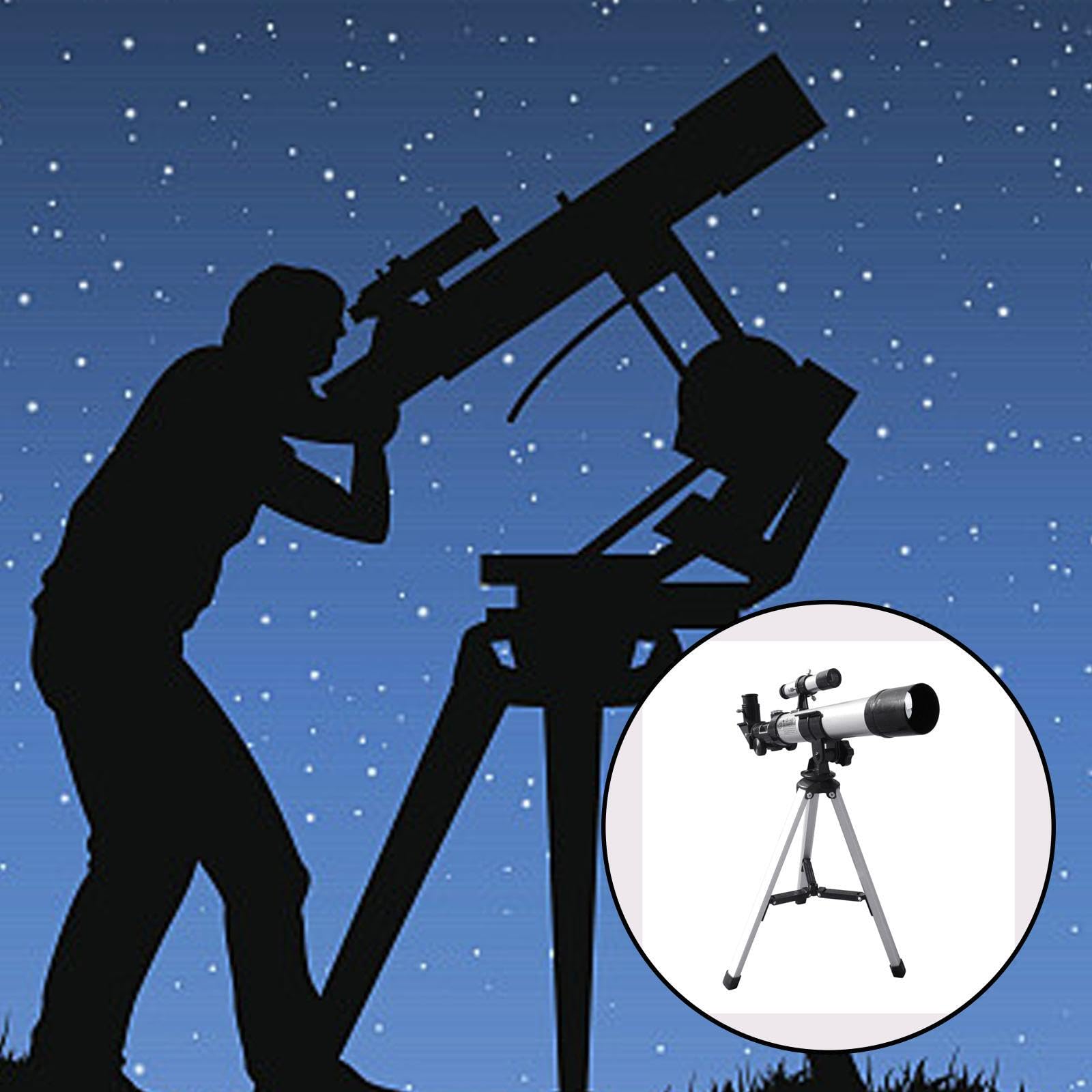 Telescopio Espacial de 60 mm para niños con nanotecnología Que Mejora la observación de Estrellas. Telescopios astronómicos para observar Planetas y Estrellas.